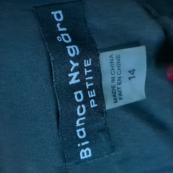 BIANCA NYGÅRD* Black career formal dress cap sleeve corseting detail zip back - Picture 11 of 13